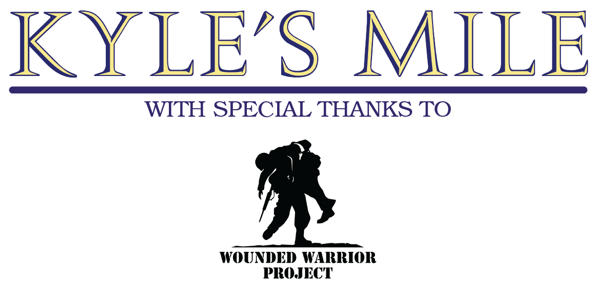 Kyle's Mile with special thanks to Wounded Warrior Project - Half Marathon Mile Sponsor of Race For A Soldier